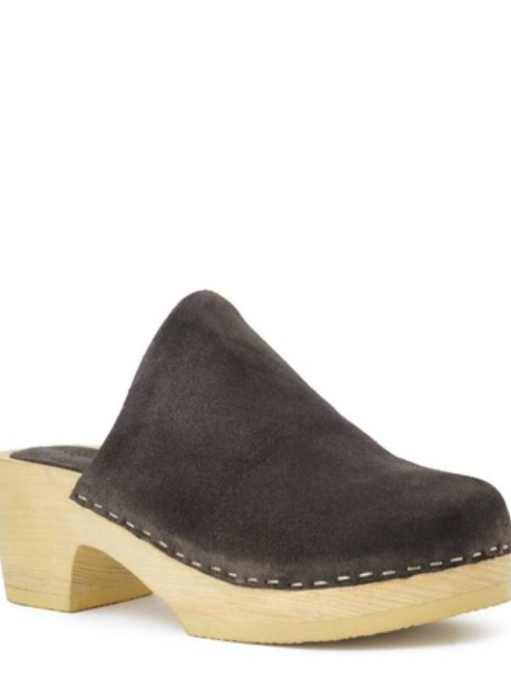 Rag & Co. Gray Suede Slide Mules Size 8 Women’s